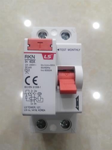 RCCB LS 1P-N 40A 30mA 6kA ( RKN 1P-N )
